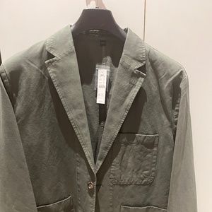 J Crew Garment-Dyed Suit Jacket
